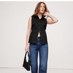 BANANA REPUBLIC RILEY SLEEVELESS SHIRT SZ 0 NWT